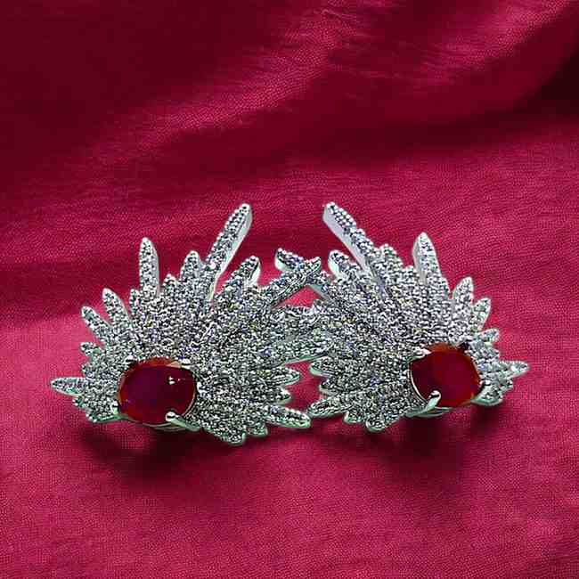 SPARK RED EARRINGS