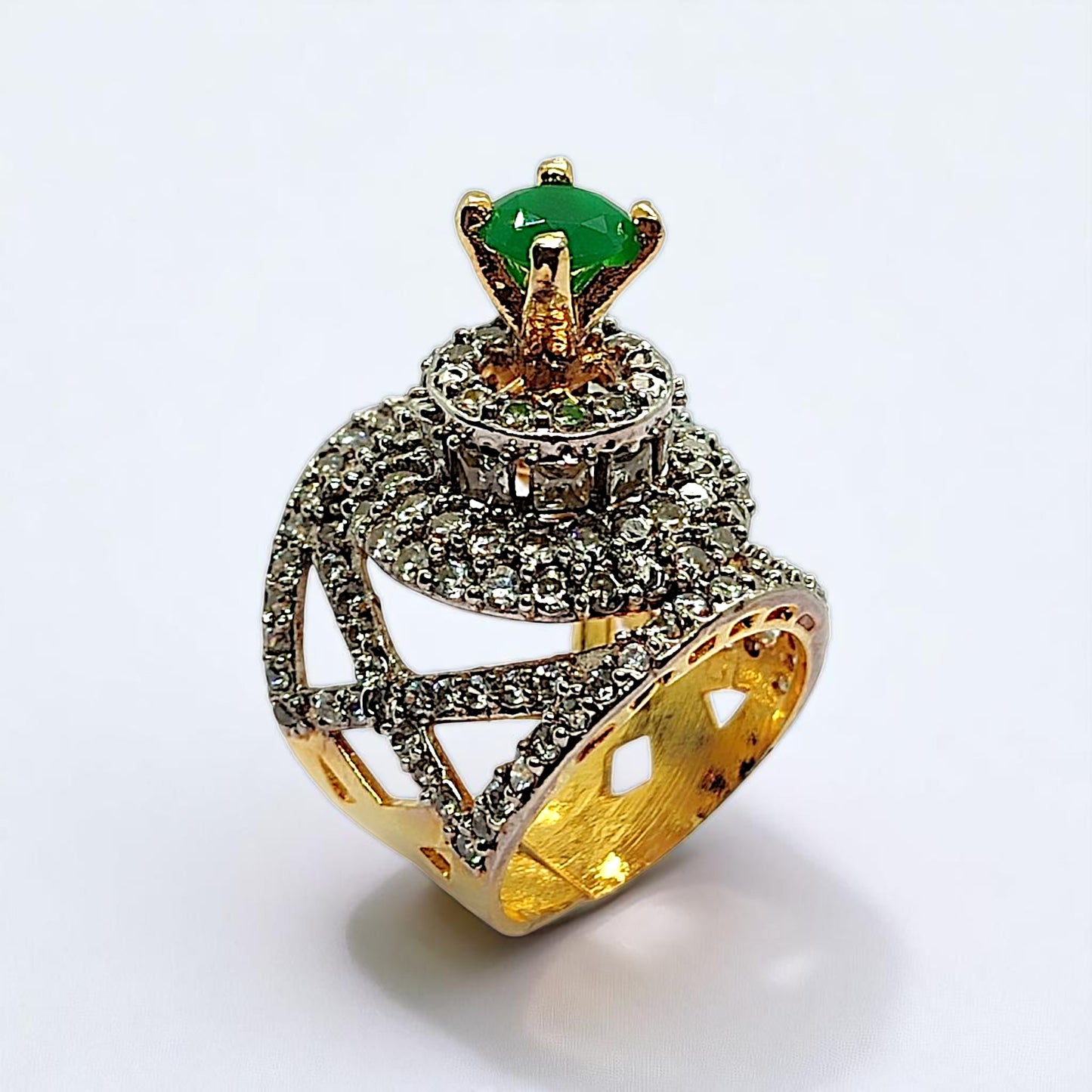 TURKISH LUXURY GREEN RING