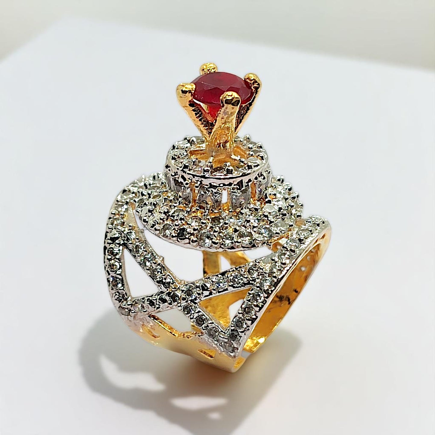 TURKISH LUXURY RED RING