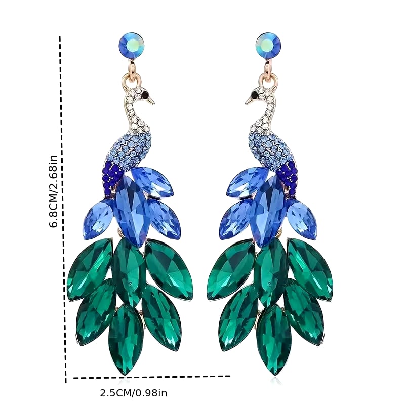 PEACOCK EARRINGS