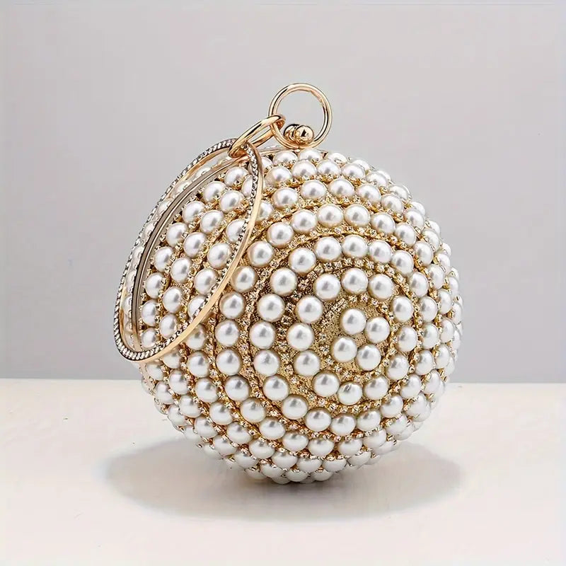 LUXURY PEARL BALL HANDBAG