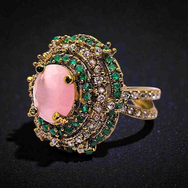 TURKISH LUXURY PINK RING