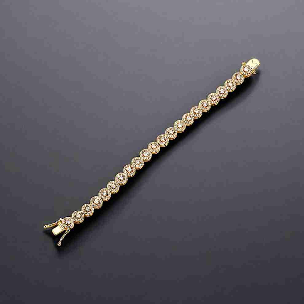 TENNIS GOLD BRACELET