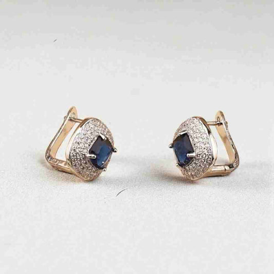 MARQUISE BLUE EARRINGS