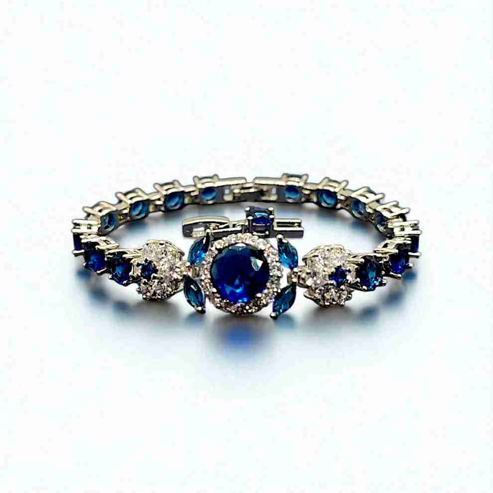 BLOOMING FLOWER BLUE BRACELET