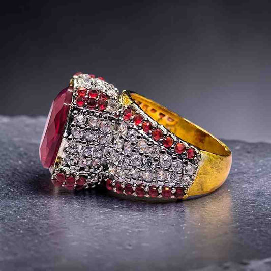 TURKISH OVAL RED RING