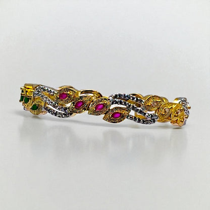 MULTICOLOR LEAF BANGLE