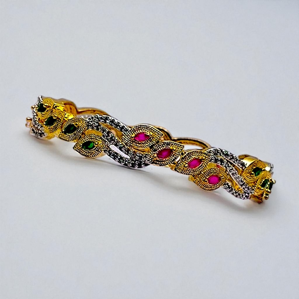 MULTICOLOR LEAF BANGLE