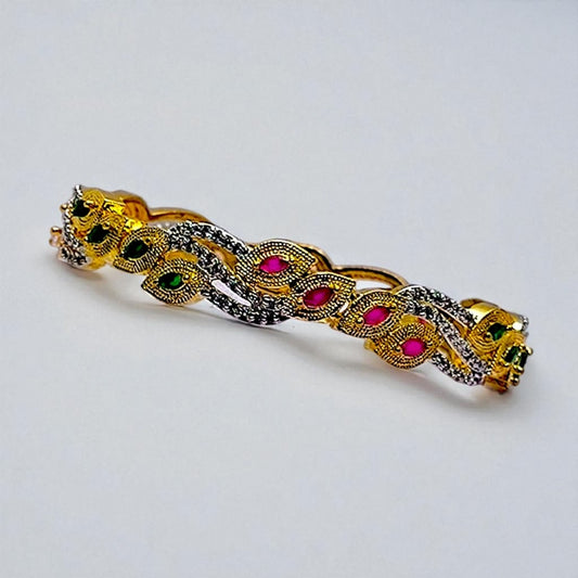 MULTICOLOR LEAF BANGLE