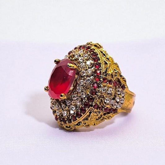 TURKISH OVAL RED RING