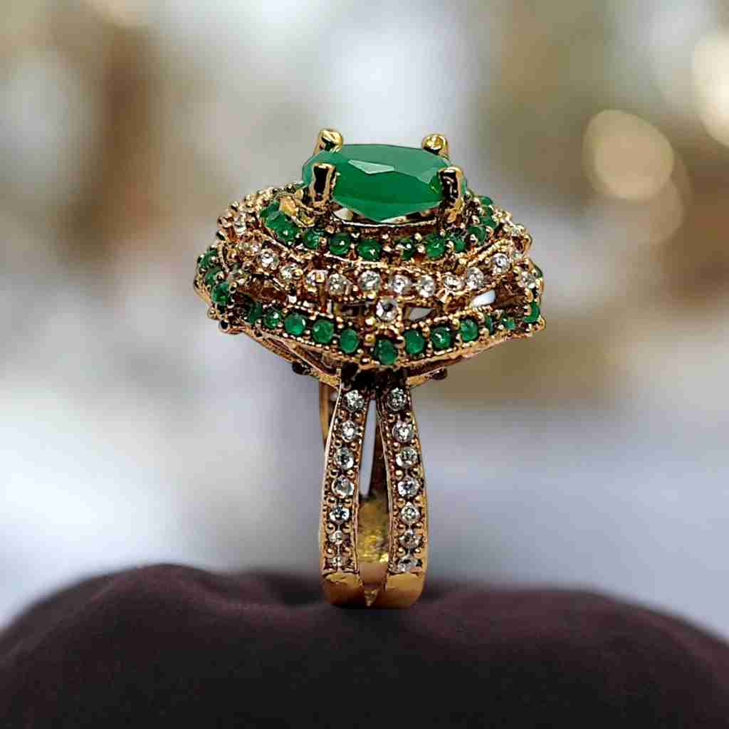 TURKISH LUXURY GREEN RING