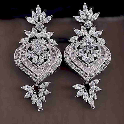 CHANDELIER SILVER EARRINGS