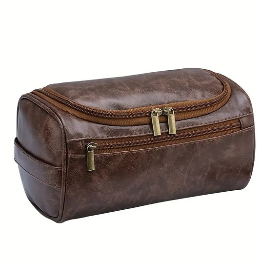 FAUX LEATHER STORAGE BAG