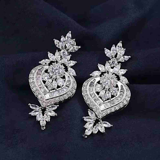 CHANDELIER SILVER EARRINGS