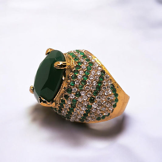 TURKISH GREEN RING