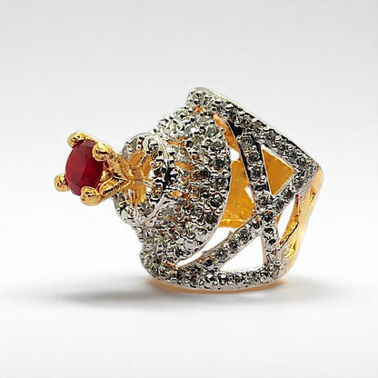 TURKISH LUXURY RED RING