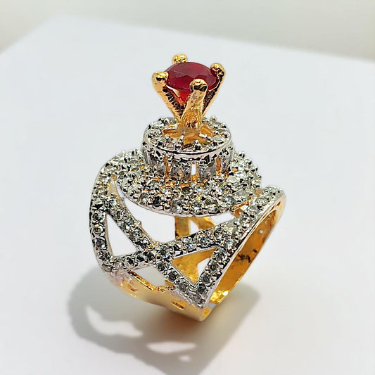 TURKISH LUXURY RED RING