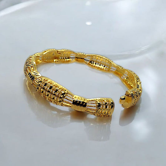 GOLD NET BANGLE