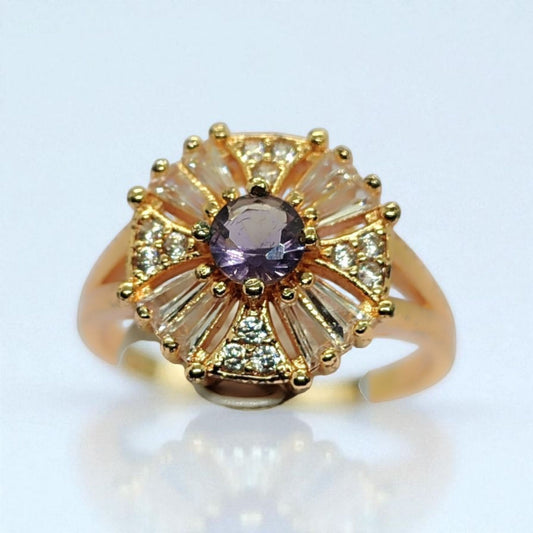 FLOWER GOLD RING