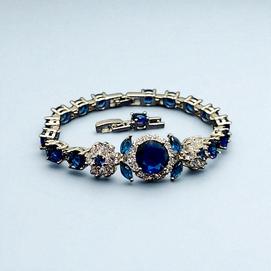 BLOOMING FLOWER BLUE BRACELET