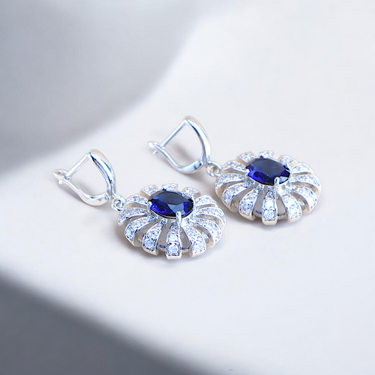 ELEGANT BLUE EARRINGS