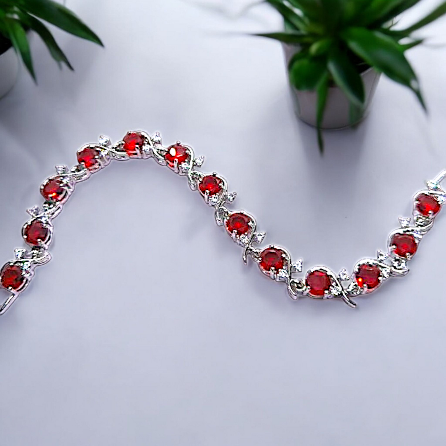 PAVE RED BRACELET