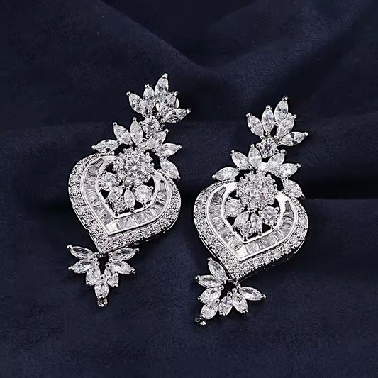 CHANDELIER SILVER EARRINGS