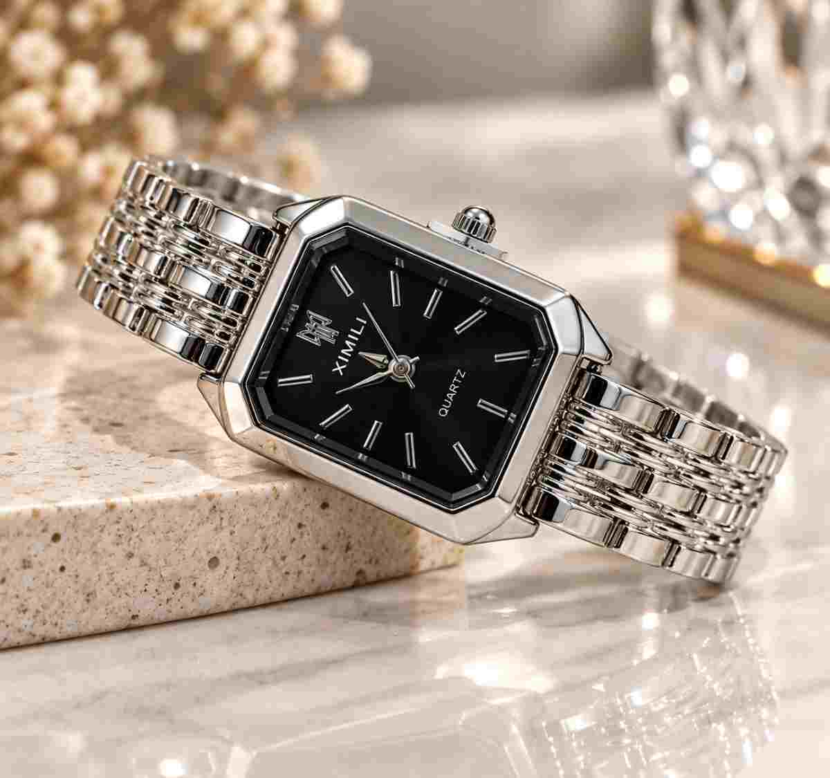 LUMINOUS BLACK WOMEN WATCH