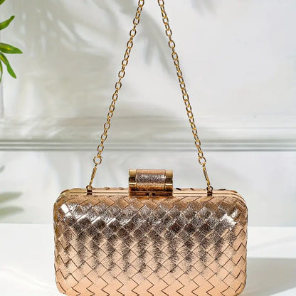 STYLISH ROSE GOLD CLUTCH