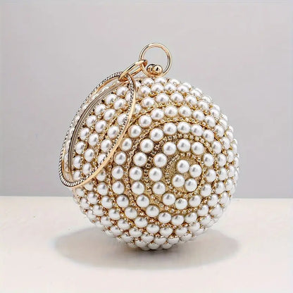 LUXURY PEARL BALL HANDBAG