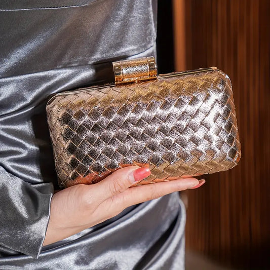 STYLISH ROSE GOLD CLUTCH
