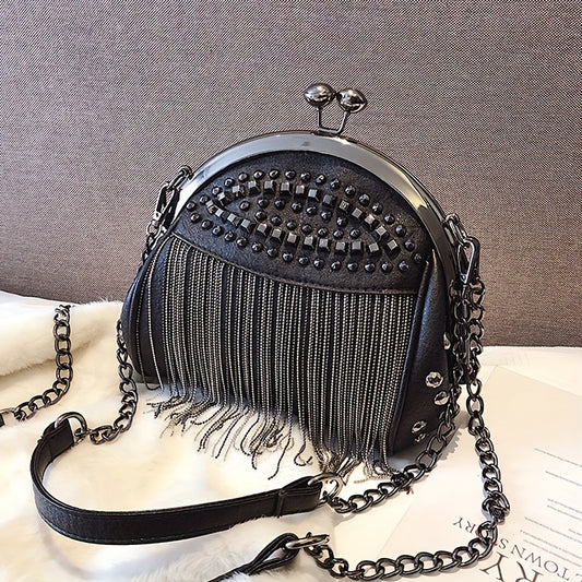 LUXURY TASSEL SHOULDER CHAIN BAG